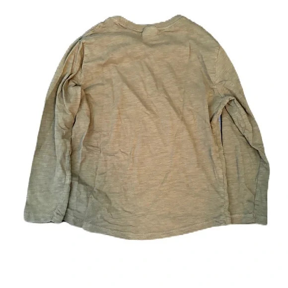 Zara Boys Green Crew Neck Top - Size 7 - Picture 2 of 3